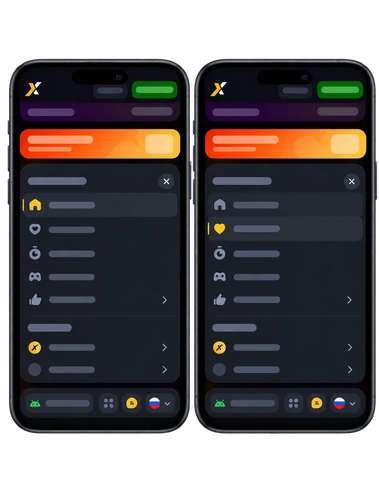 GetX · Избранное, недавние игры и бонусы