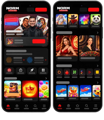 Norm Casino · Категории и поиск в Norm