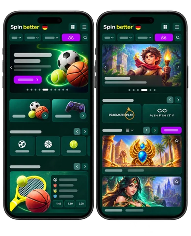 SpinBetter · Как перейти от спорта к казино