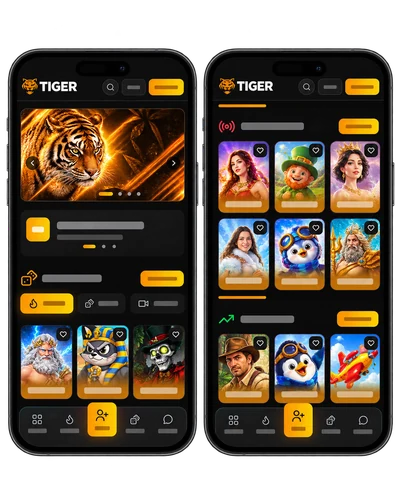 Tiger Casino · Слоты, live и crash-игры
