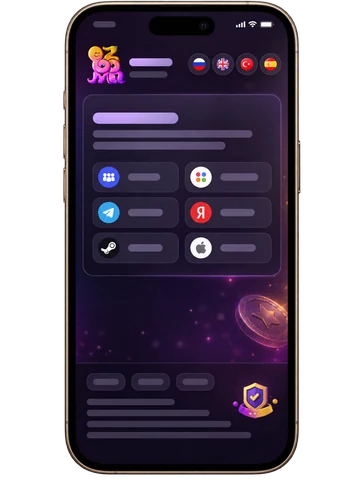 Zooma Casino · Вход через выбранный сервис