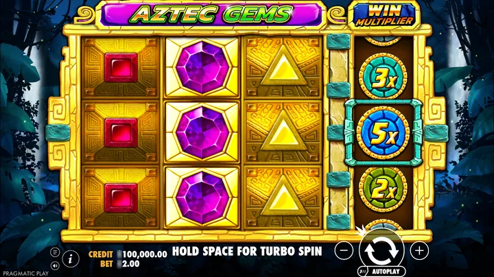 Aztec Gems — Основная игра