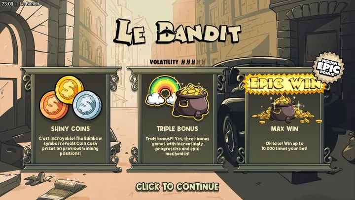 Le Bandit — Заставка игры