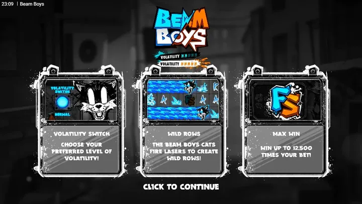 Beam Boys — Заставка игры