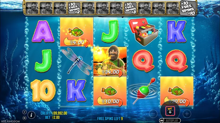 Big Bass Bonanza — Бонусный раунд
