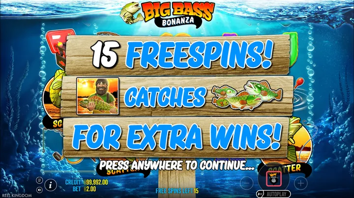 Big Bass Bonanza — Бонусный раунд