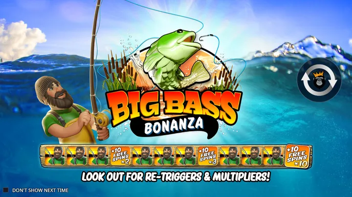 Big Bass Bonanza — Заставка игры