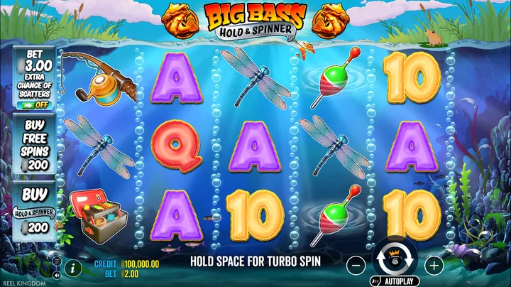 Big Bass Hold & Spinner — Основная игра