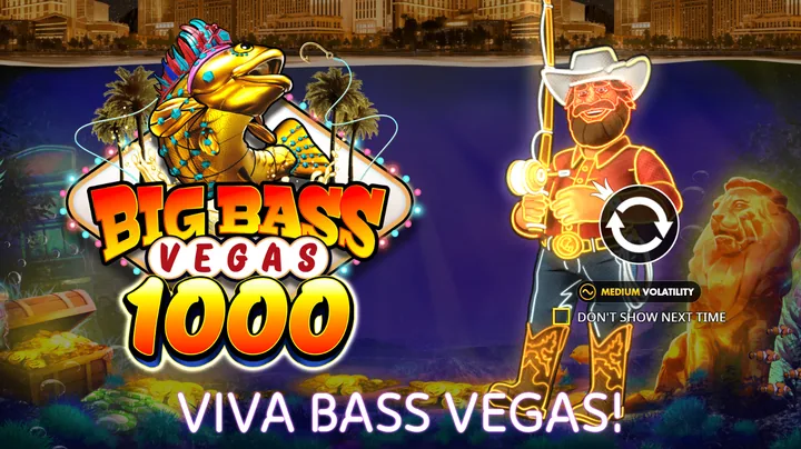 Big Bass Vegas 1000 — Заставка игры