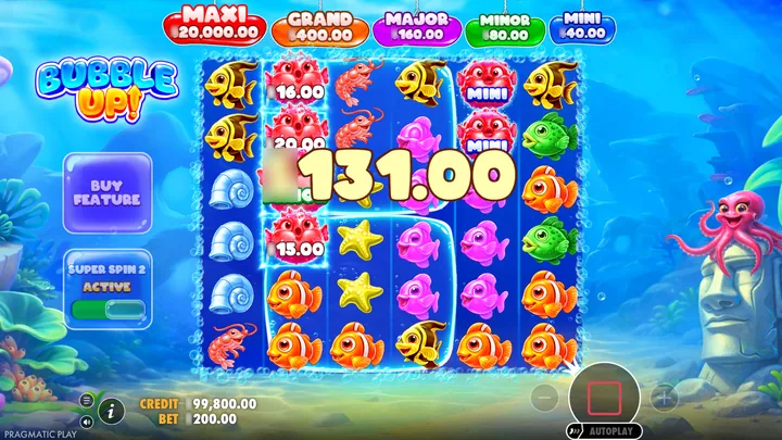 Bubble Up! — Результат бонусного раунда