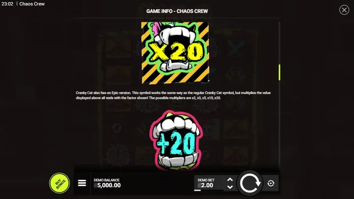 Chaos Crew — Множители и дополнительные значения