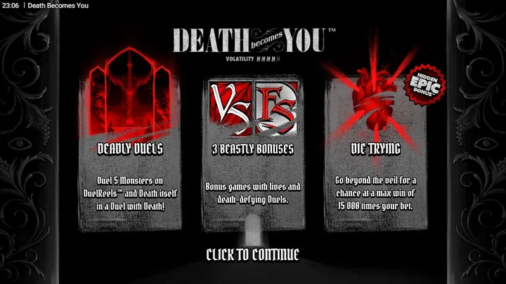 Death Becomes You — Заставка игры