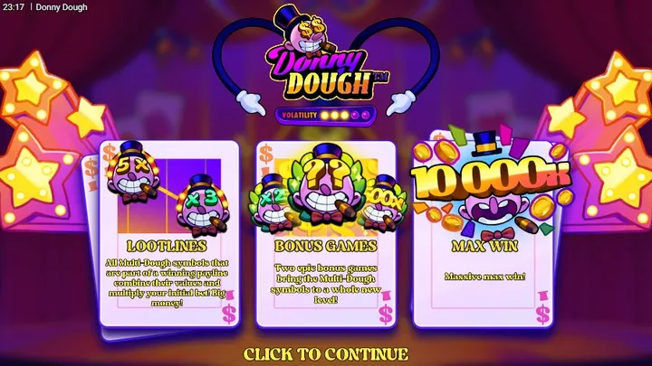 Donny Dough — Заставка игры