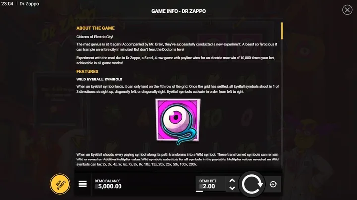 Dr Zappo — Wild Eyeballs