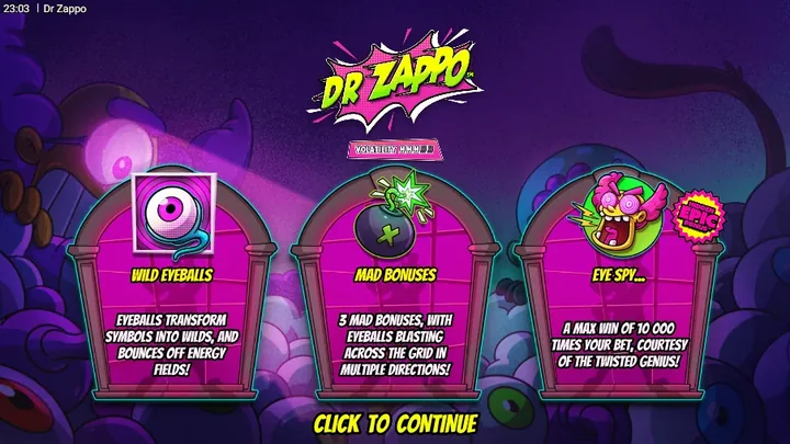 Dr Zappo — Заставка игры