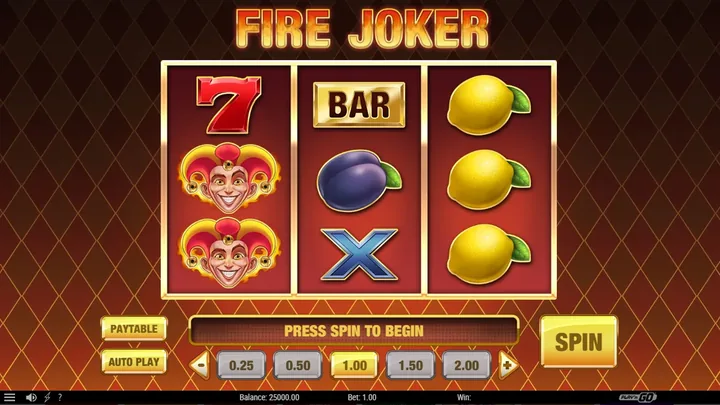 Fire Joker — Основная игра