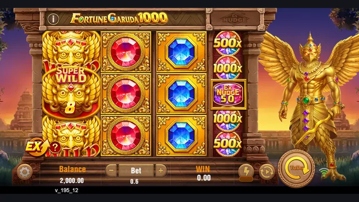 Fortune Garuda 1000 — Основное поле и специальный барабан