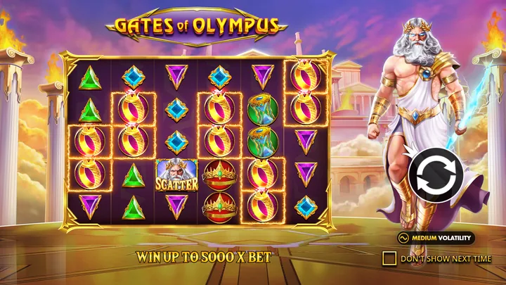 Gates of Olympus — Заставка игры