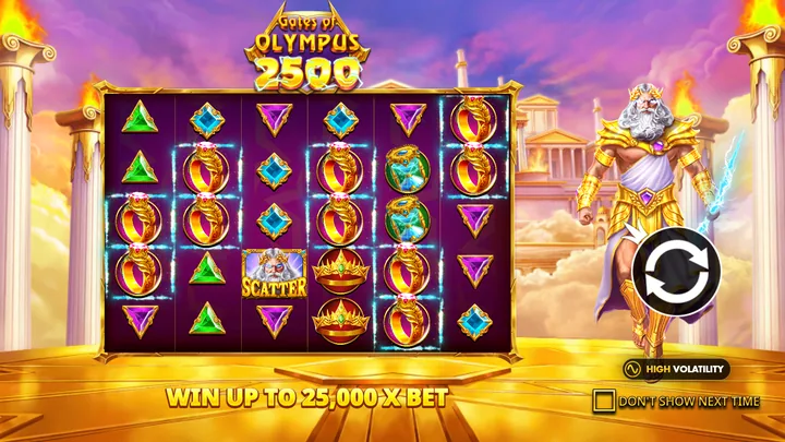 Gates of Olympus 2500 — Заставка игры