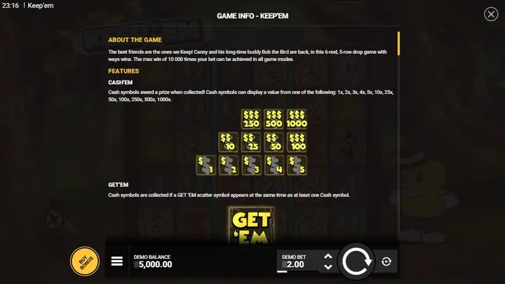Keep ’em — Сбор Cash и Get ’em