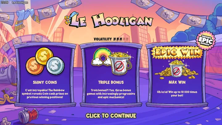 Le Hooligan — Заставка игры