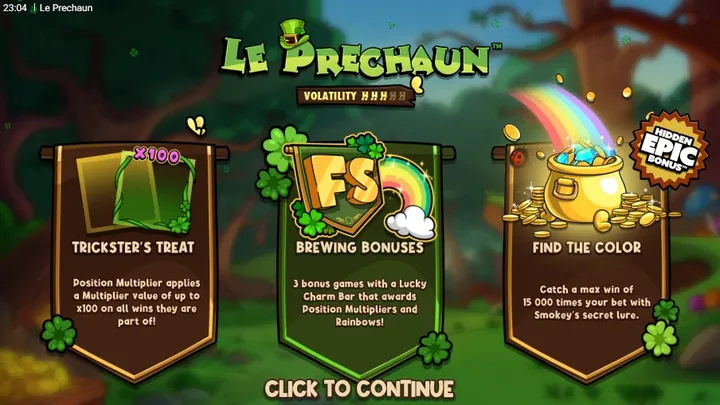 Le Prechaun — Заставка игры