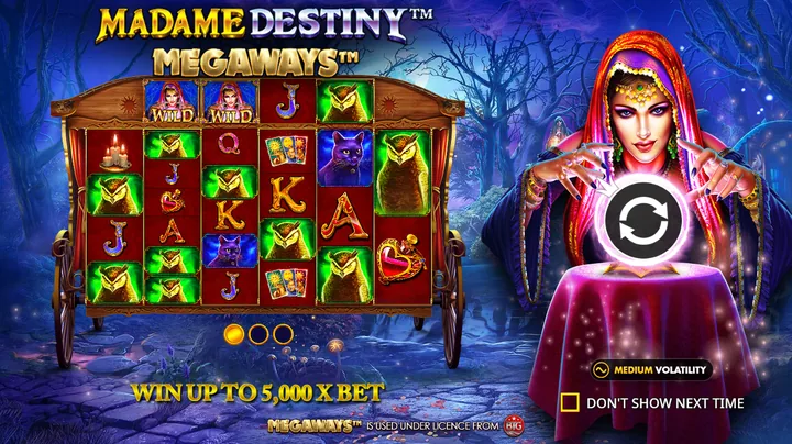 Madame Destiny Megaways — Заставка игры