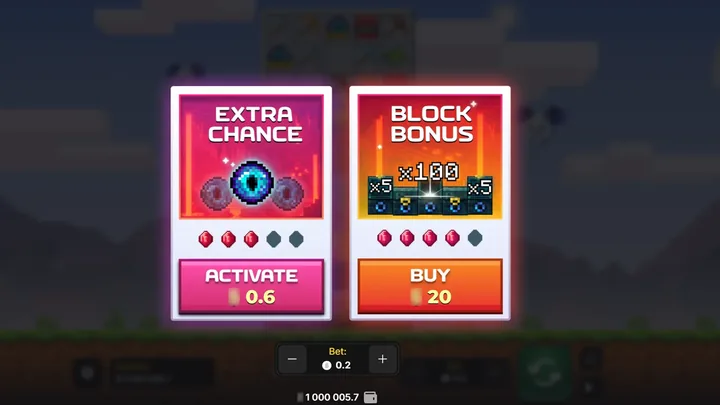 Mine Slot 2 — Extra Chance и покупка Block Bonus