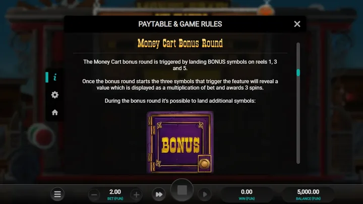 Money Train — Запуск Money Cart