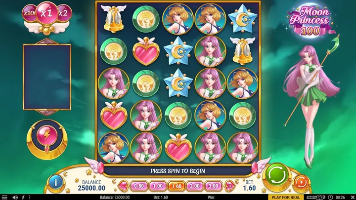 Moon Princess 100 — Основная игра