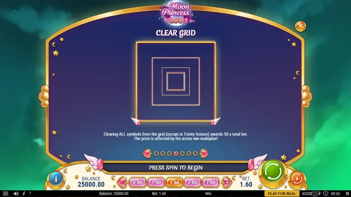 Moon Princess 100 — Полная очистка поля