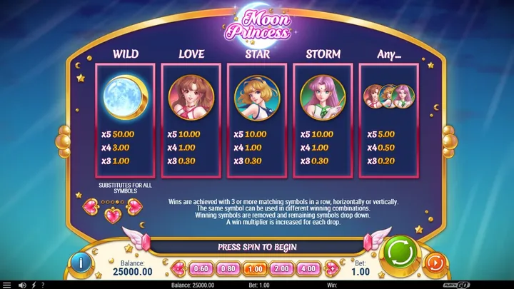 Moon Princess — Принцессы и Wild
