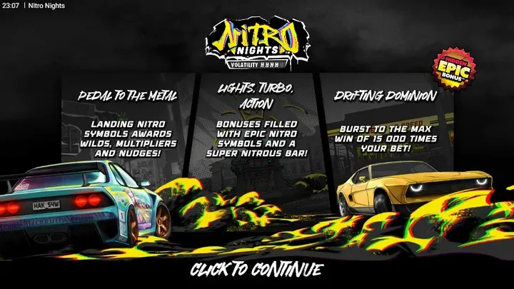 Nitro Nights — Заставка игры