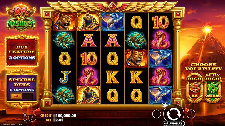 Ra vs Osiris — Основная игра