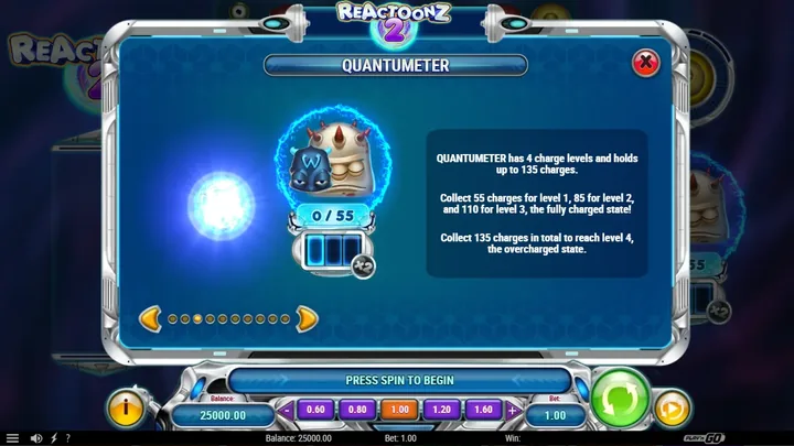 Reactoonz 2 — Уровни Quantumeter