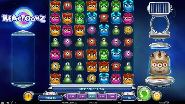 Reactoonz — Основная игра