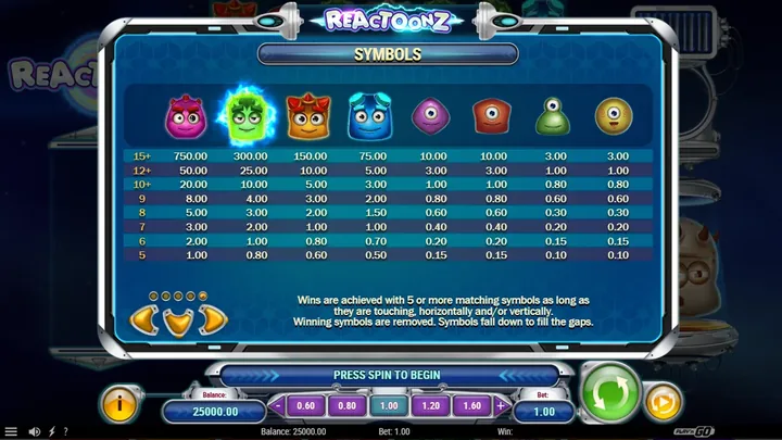 Reactoonz — Кластеры существ