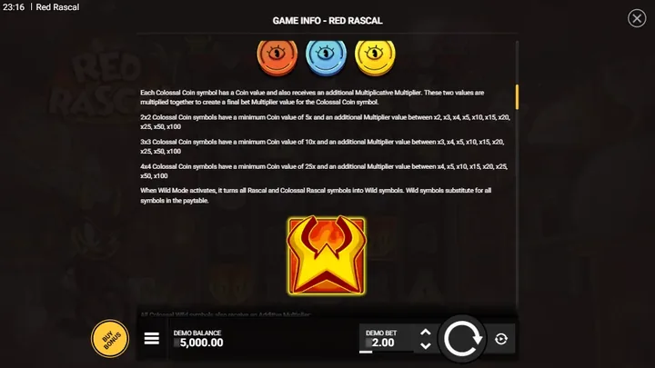Red Rascal — Colossal Coins и Wild
