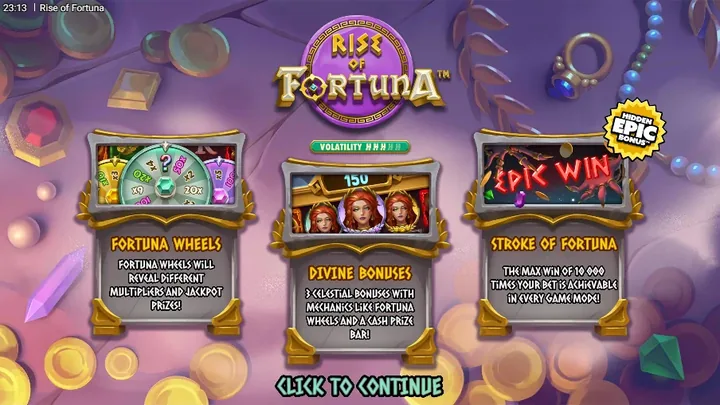 Rise of Fortuna — Заставка игры