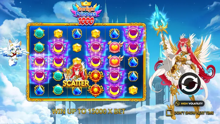 Starlight Princess 1000 — Заставка игры