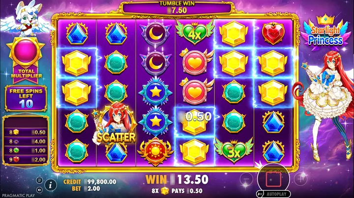 Starlight Princess — Выигрышные каскады
