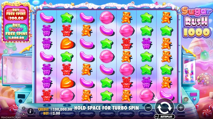 Sugar Rush 1000 — Основная игра