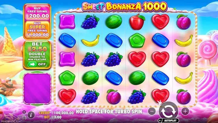 Sweet Bonanza 1000 — Основная игра