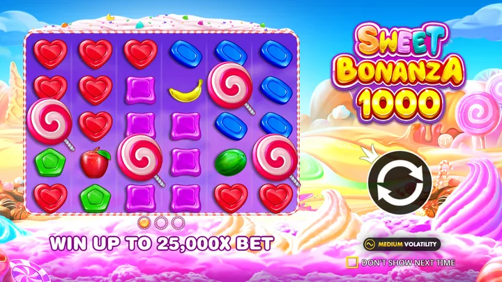 Sweet Bonanza 1000 — Заставка игры