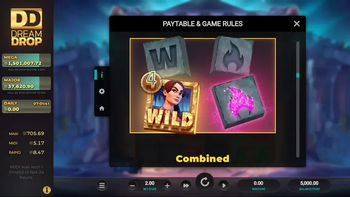 Temple Tumble 2 Dream Drop — Объединённый режим Combined