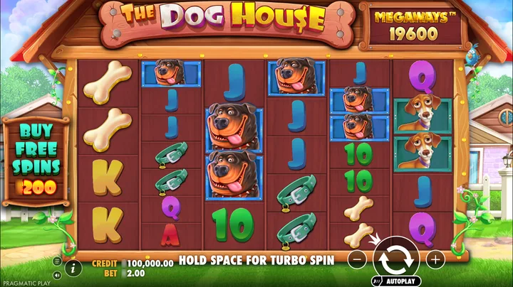 The Dog House Megaways — Основная игра