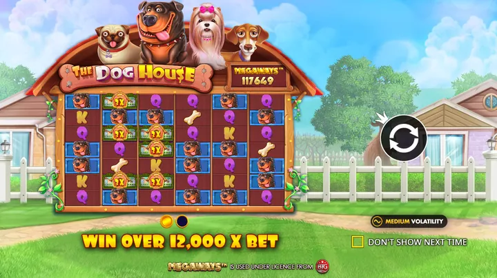 The Dog House Megaways — Заставка игры