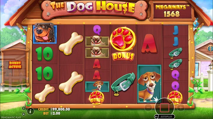 The Dog House Megaways — Запуск бонусного раунда