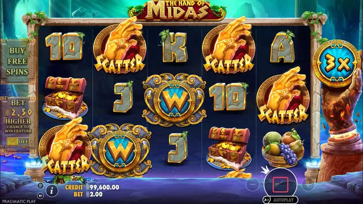 The Hand of Midas — Запуск бонусного раунда