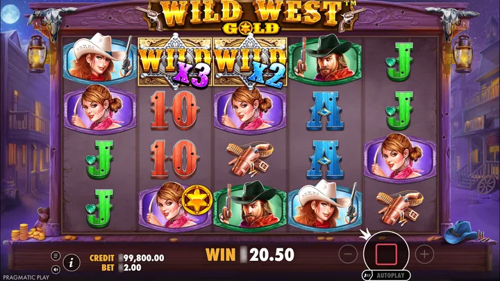 Wild West Gold — Липкие Wild во фриспинах